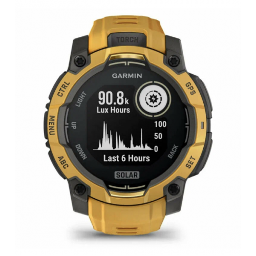Watch Garmin Instinct 3 45 Solar Sunburst with Sunburst/Gray Silicone